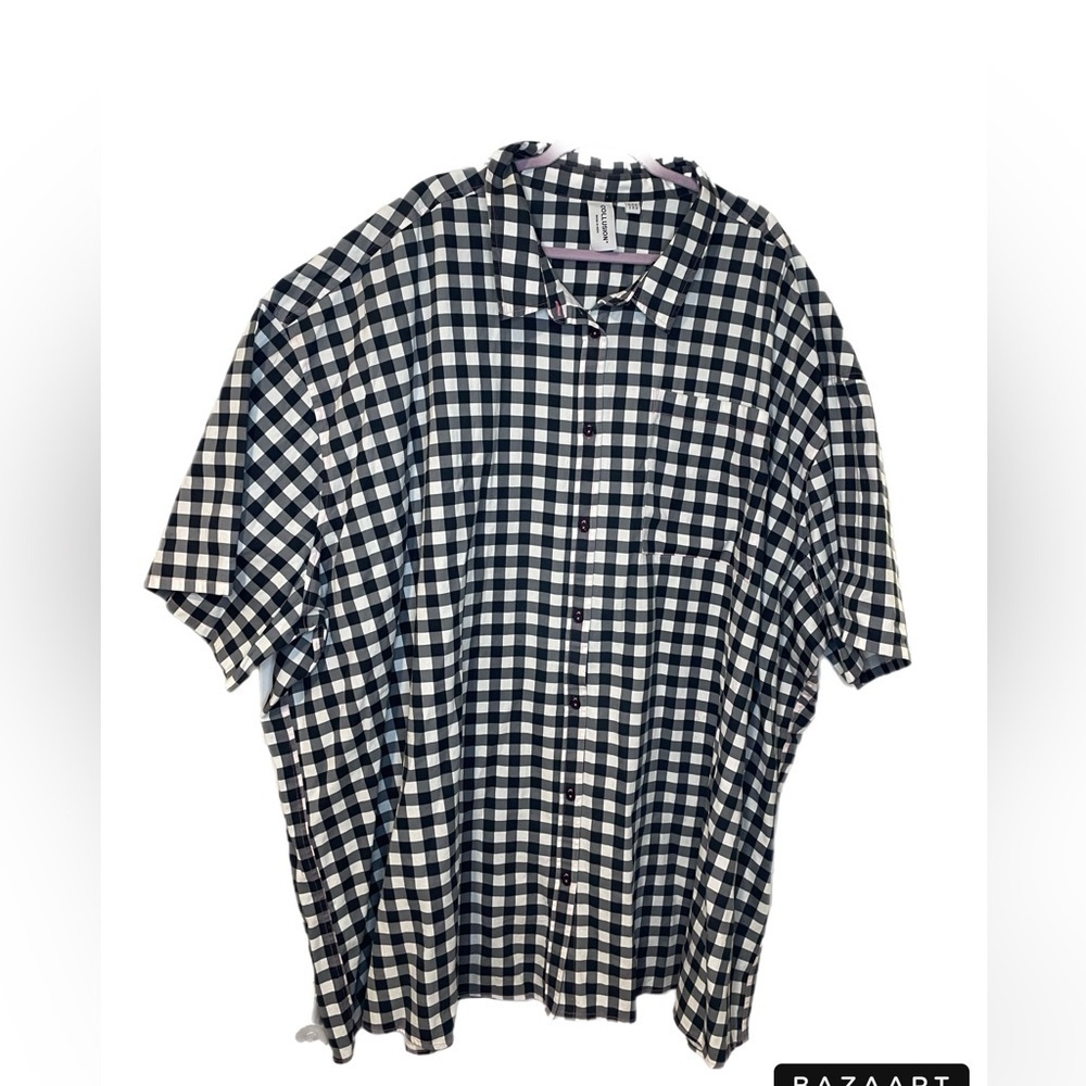 Collusion by ASOS oversized black and white large gingham square GGG